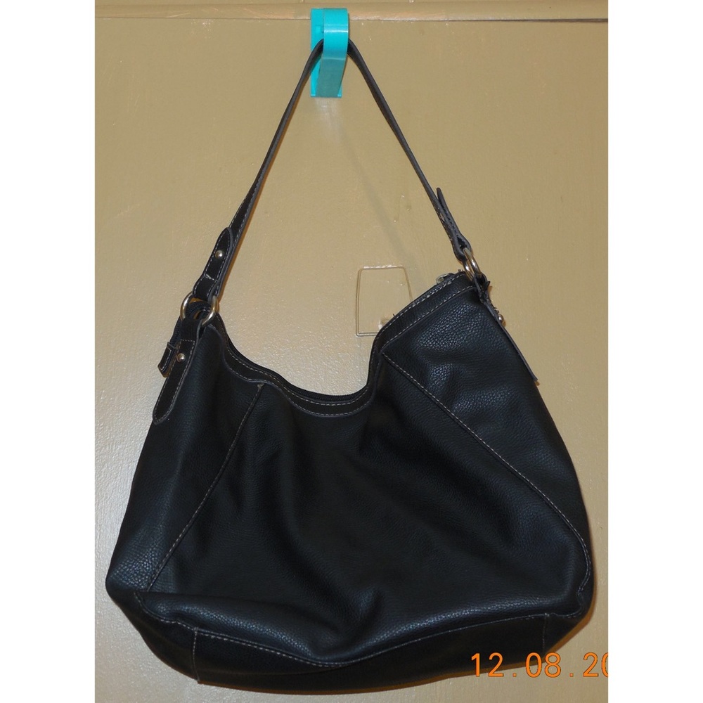 Jaclyn Smith Black Multi Compartment Shoulder Bag… - image 2